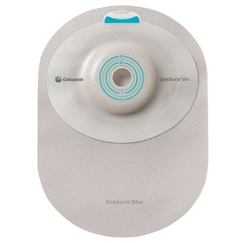 Mio 1-Piece Closed Pouch, Deep Convex, Midi, Opaque with Inspection Window, Cut-To-Fit 10 (BX)