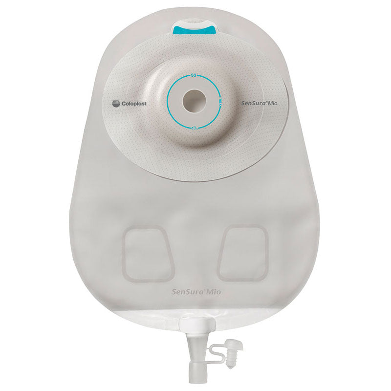 Mio 1-Piece Urostomy Pouch, Soft Convex, Maxi, Transparent, Cut-to-fit 10 (BX)