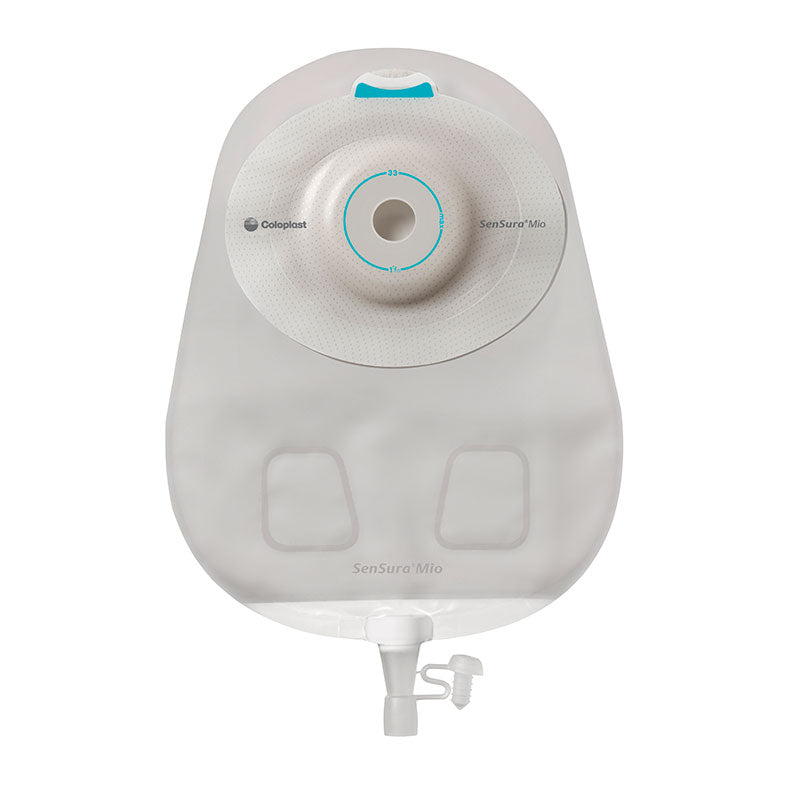 Mio 1-Piece Urostomy Pouch, Deep Convex, Maxi, Opaque, Pre-cut 11/16" 10 (BX)