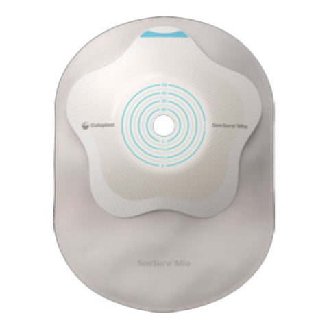 Sensura Mio Flip 1-Piece Closed Pouch, Convex Light, Maxi, Opaque Wiith Inspection Window, Cut-to-Fit 10 (BX)