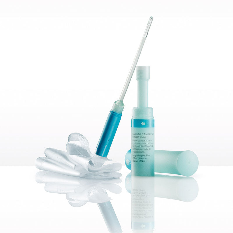 Coloplast SpeediCath Compact Female Intermittent Catheter Set, Straight, Pre-Lubricated, Sterile, PVC, 10Fr, 3.5" L 1 (EA)