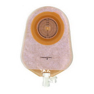 Assura 1-Piece Non-Convex Standard Wear Urostomy Pouch Cut-to-Fit 3/8" - 2-1/4" (Custom), Opaque 10 (BX)
