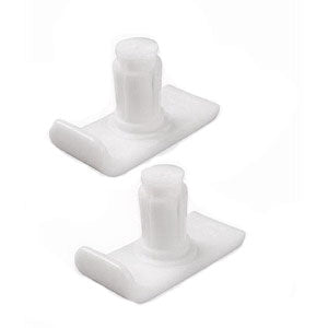 Universal Walker Ski Glides, Fits 7/8"-1",Pair 1 (EA)