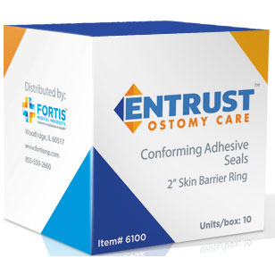 Entrust Ostomy Skin Barrier Ring 2", Thin 20 (BX)