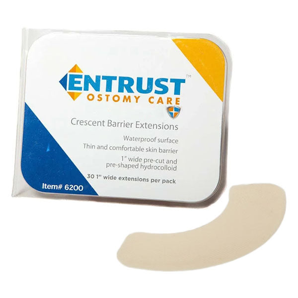Entrust Crescent "C" Shape Pre-Cut Barrier Extensions, Latex-Free 20 (BX)