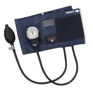 Adult PRECISION Aneroid Sphygmomanometers with Blue Nylon Cuff 1 (EA)
