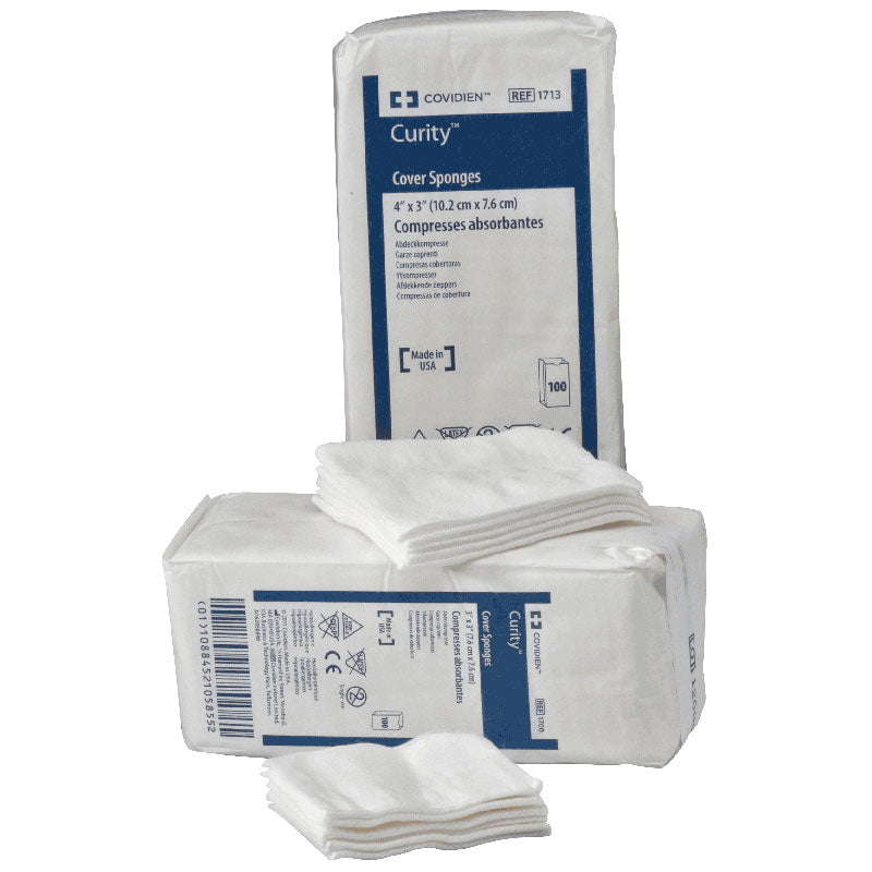 Curity Nonsterile Cover Sponge 4" x 4" 100 (PK)