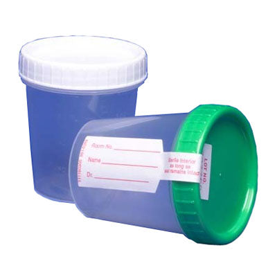 Specimen Cup, 4 oz, Non-Sterile, Bulk, Positive Seal Indicator 500 (CA)