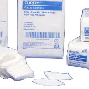 Curity Nonsterile Gauze Sponge 4" x 8" 200 (PK)