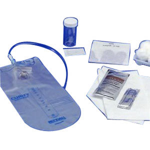 CURITY Dover Vinyl Closed Urethral Catheter Tray 14 Fr 1500 mL 1 (EA)