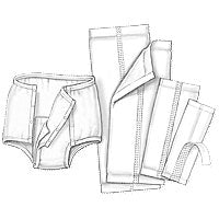 Simplicity Garment Liner 7" x 17" 25 (PK)