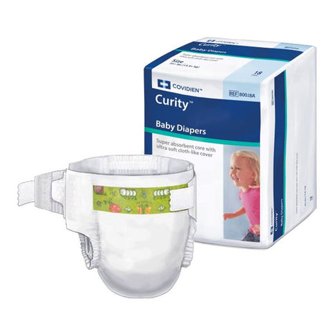 Curity Ultra Fits Baby Diapers 2 Small/Medium 12 - 18 lbs. 34 (PK)
