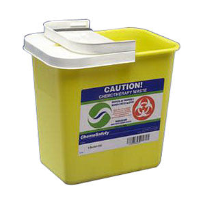 ChemoSafety Container with Hinged Lid 2 Gallon 1 (EA)