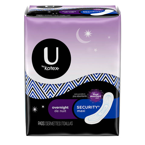 U by Kotex Premium Overnight Maxi Pads 112 (CA)