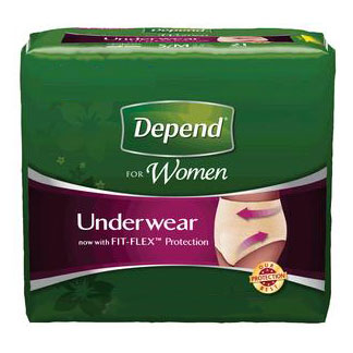 Depend Moderate Absorbency Underwear for Women X-Large 17 (PK)