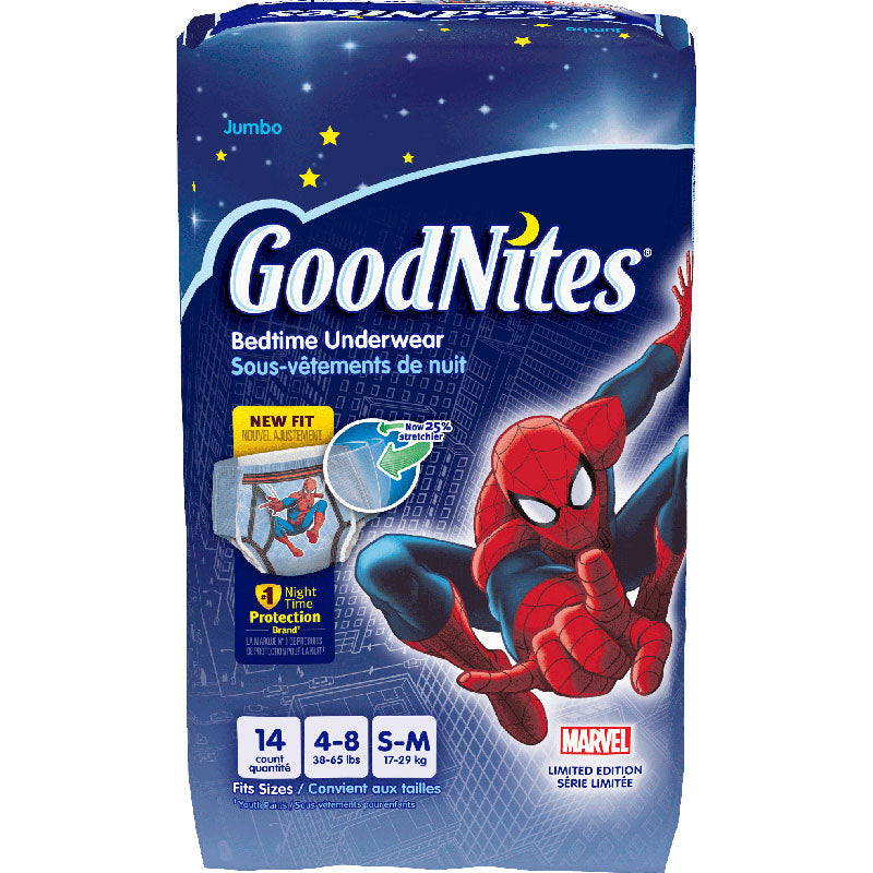 GOODNITES Youth Pants, Small/Medium Boy, Jumbo Pack 14 (PK)