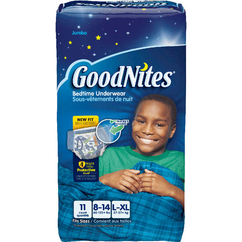 GOODNITES Youth Pants, Large/X-Large Boy, Jumbo Pack 11 (PK)
