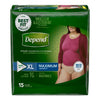 Depend Women's Fit-Flex Max, Extra Large. 30 (CA)