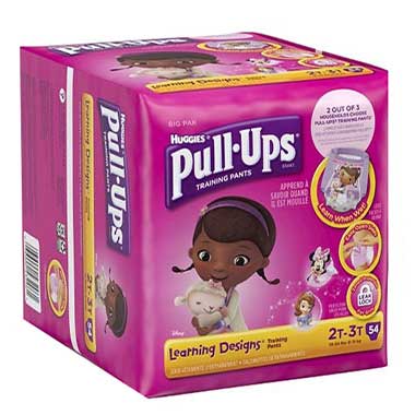 Pull-Ups Learning Designs Training Pants 2t-3t Girl Big Pack 108 (CA)