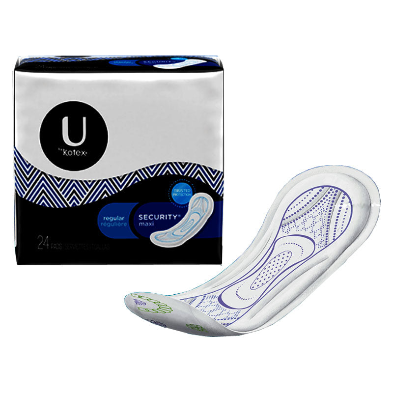 U by Kotex Premium Regular Maxi Pads 24 (PK)