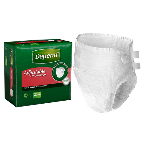 Depend Adjustable Underwear, Max Absorbency, Large/X-Large. 16 (PK)
