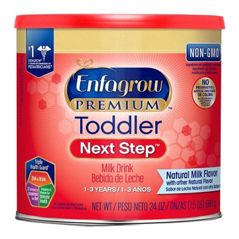 Enfagrow PREMIUM Toddler Next Step Powder, 24 oz. Can, Natural Milk 4 (CA)