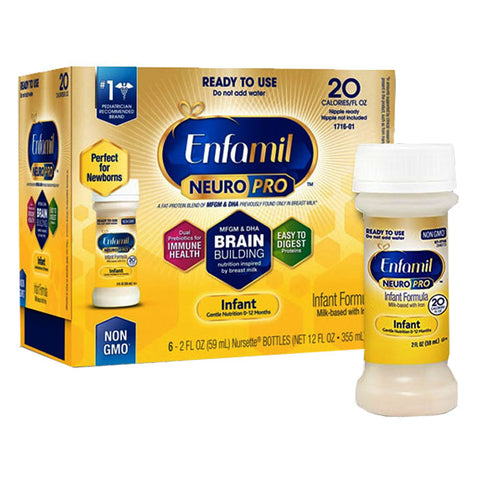 Enfamil NeuroPro, Ready-to-Use 2 oz. Bottle 6 (PK)