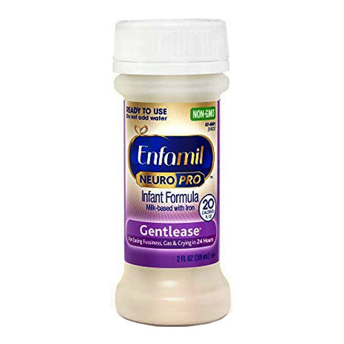 Enfamil NeuroPro Gentlease, Ready-to-Use, 2 fl. oz. Nursette Bottle 6 (PK)