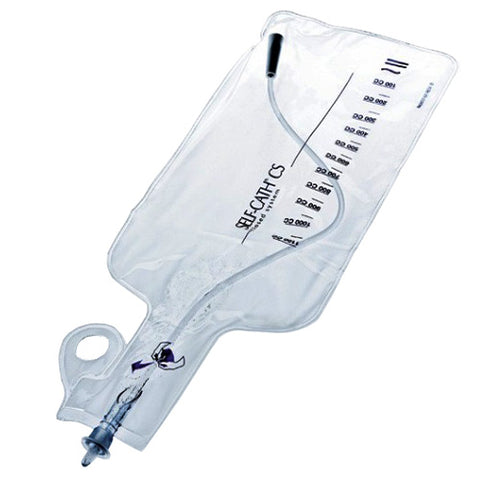 Self-Cath Closed System Catheter with Collection Bag 8 Fr 16