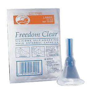 Freedom Clear Self-Adhering Male External Catheter, 31 mm 100 (BX)