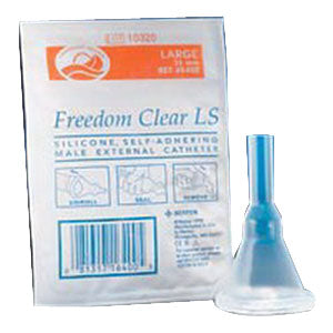 Freedom Clear Long Seal Self-Adhering Male External Catheter, 35 mm 100 (BX)