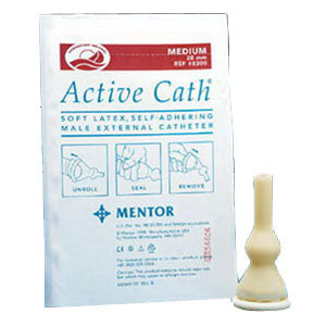 Active Cath Latex Self-Adhering Male External Catheter with Watertight Adhesive Seal, 35 mm 100 (BX)
