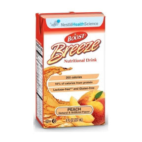 BOOST BREEZE Nutritional Supplement Peach Liquid 8 oz. Brik Pak 1 (EA)