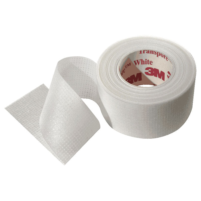 Transpore Standard Hypoallergenic Porous Plastic Tape 1" x 10 yds. 12 (BX)
