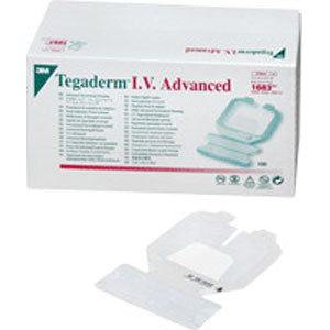 Tegaderm I.V. Transparent Adhesive Advance Securement Dressing 2-1/2" x 2-3/4" 100 (BX)