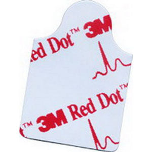 Red Dot Resting Electrode-Tab Style 100 (PK)