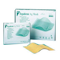 Tegaderm Sterile Ag Mesh Dressing with Silver 2" x 2" 5 (BX)