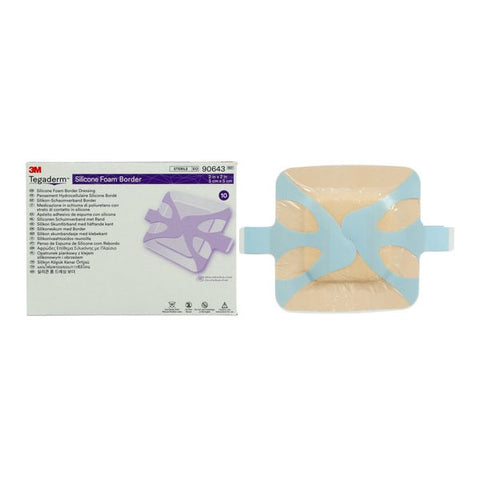 Tegaderm Silicone Foam Bordered Dressing, 2
