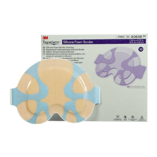 Tegaderm Silicone Foam Dressing, Large Sacral, 7.25" x 8.75" 5 (BX)