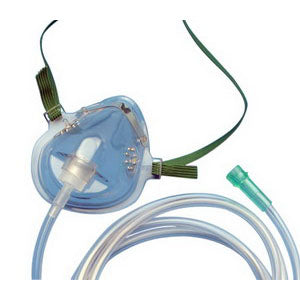 Medium-Concentration Oxygen Mask, Elongated with Universal Tubing Connector 50 (CA)
