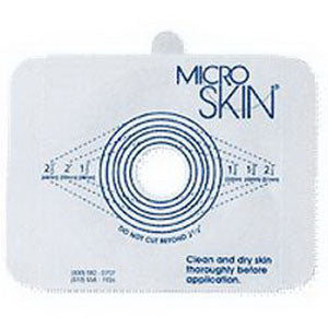 Two-Piece Plain Microskin Barrier, Lrg Up To 2.5" 5 (BX)