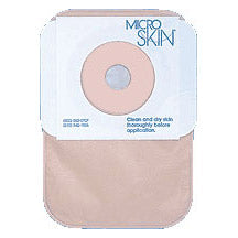 One Pc Clsd Pouches w/Microskin, Microderm, 7/8