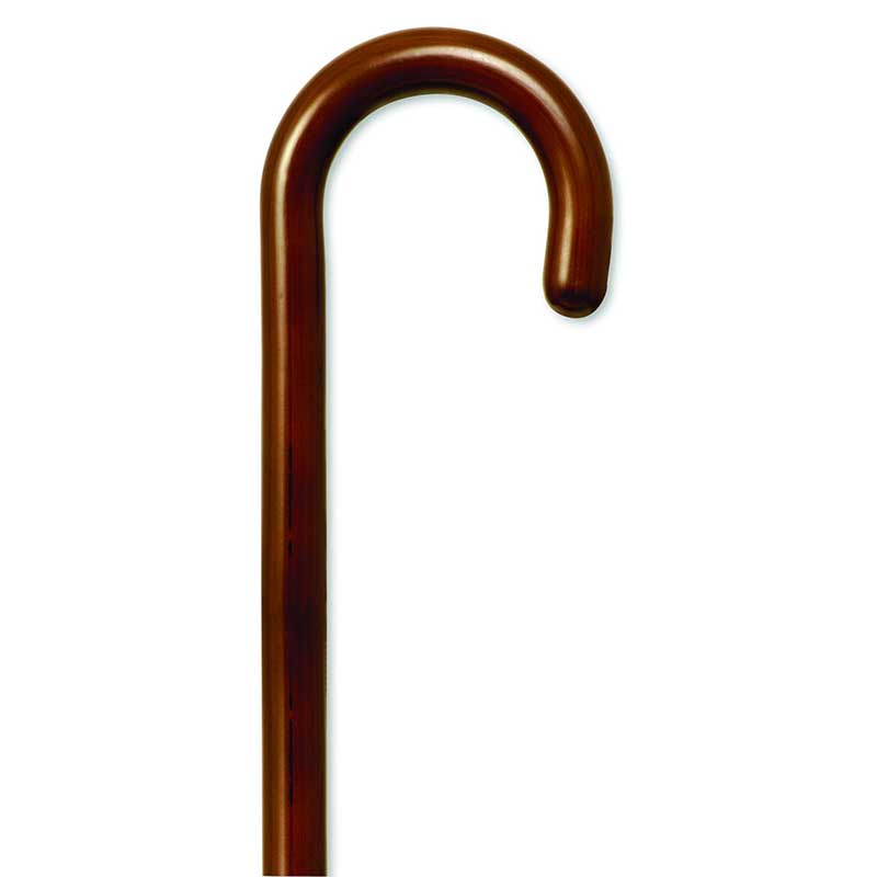 Tourist Handle Cane, Walnut Stain, 36" - 37" 1 (EA)