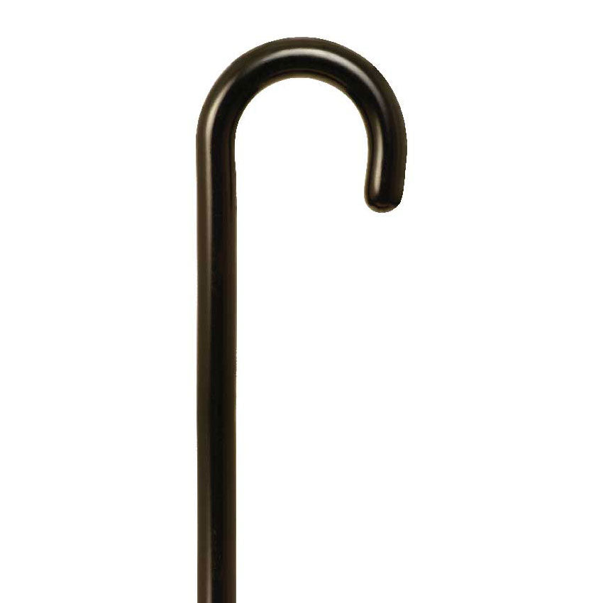 Tourist Handle Cane, Black Stain, 36" - 37" 1 (EA)