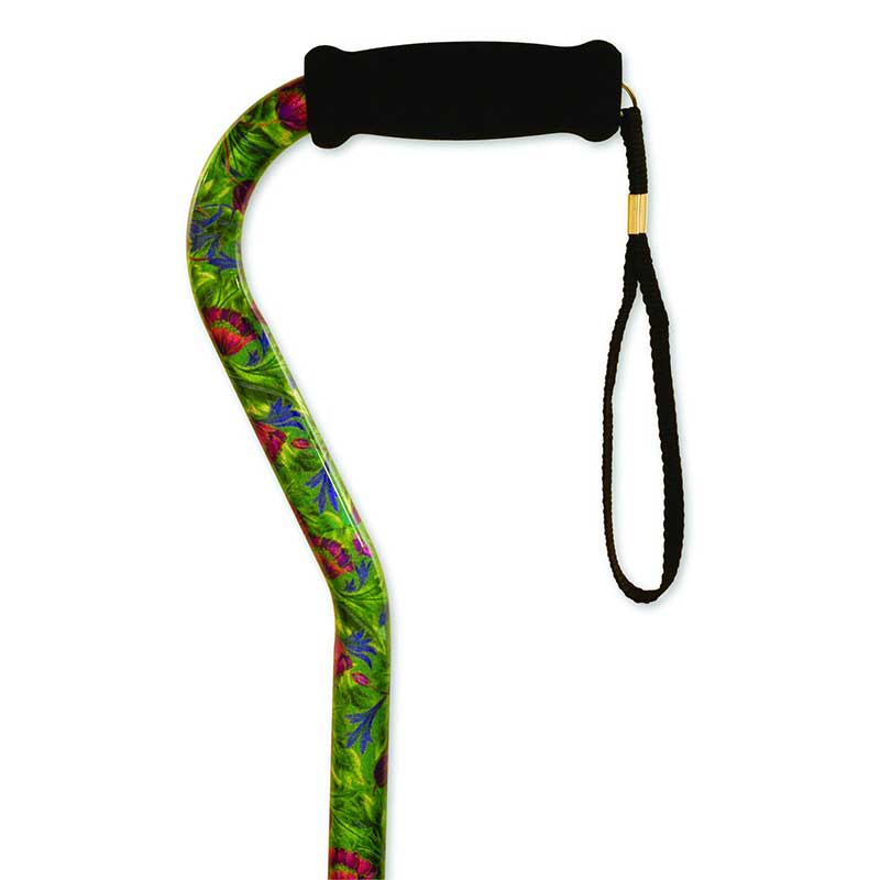 Offset Handle Cane, Canterbury 1 (EA)