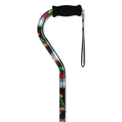 Offset Handle Cane, Bingo 1 (EA)