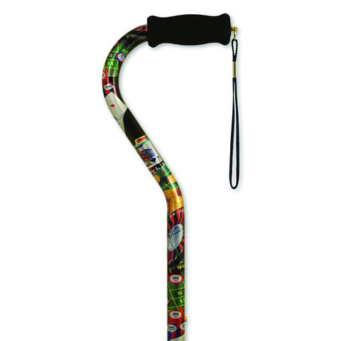Offset Handle Cane, Casino 1 (EA)
