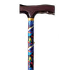 Travel Folding Cane with Fritz Handle, Abstract 1 (EA)