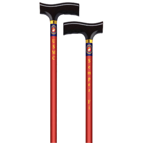 Straight Cane with Fritz Handle, US Marine 1 (EA)