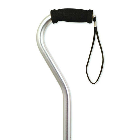 Offset Handle Cane, Silver 1 (EA)
